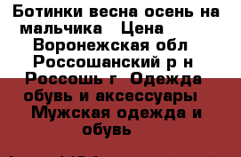 Ботинки весна-осень на мальчика › Цена ­ 900 - Воронежская обл., Россошанский р-н, Россошь г. Одежда, обувь и аксессуары » Мужская одежда и обувь   